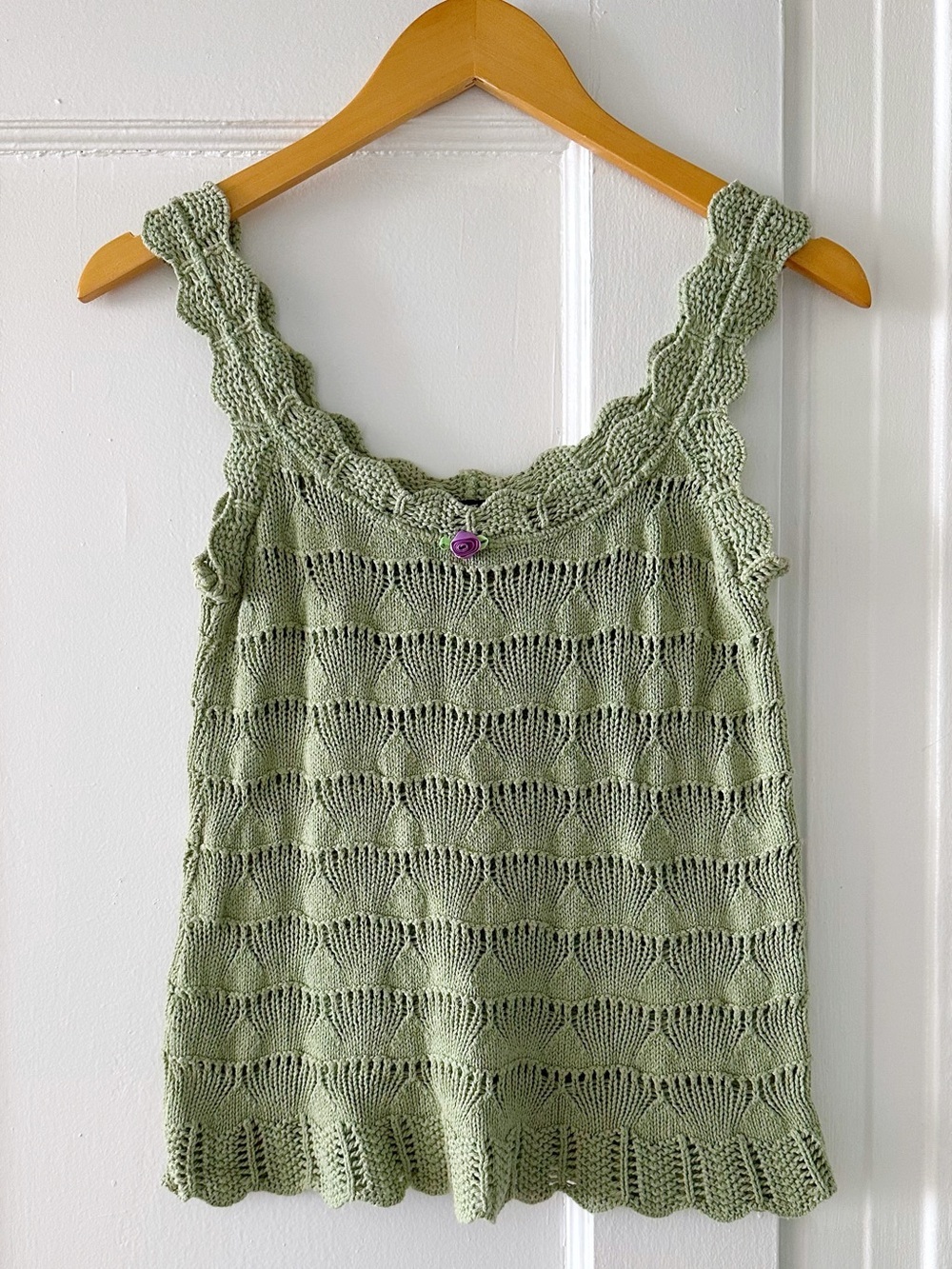 Vintage Betsey Johnson Crochet Tank